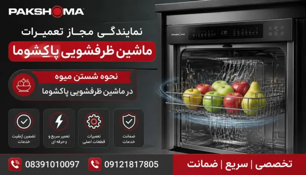 نحوه شستن میوه در ماشین ظرفشویی پاکشوما
